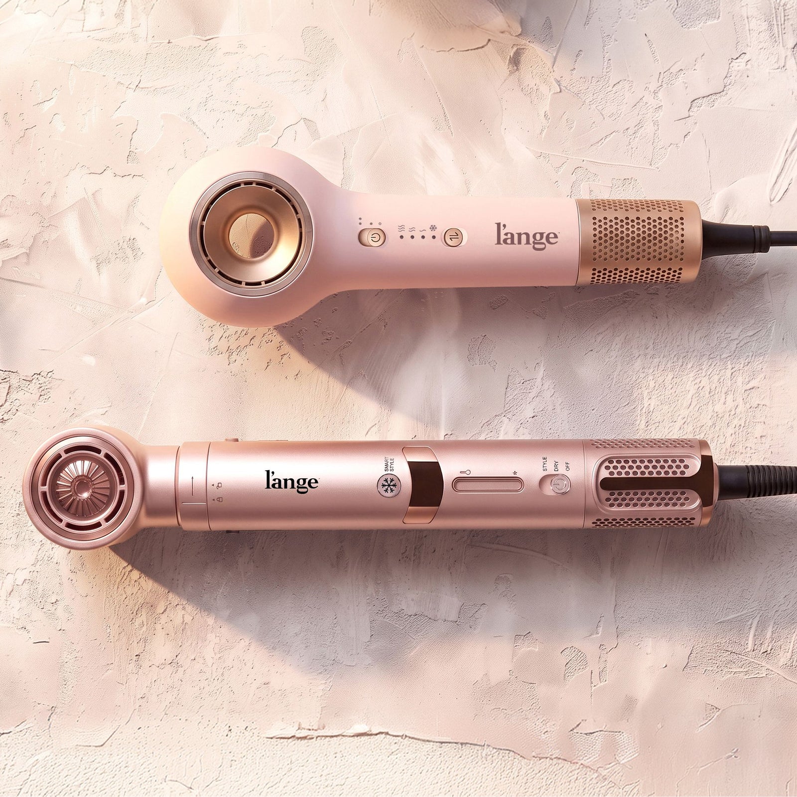 L'ange pink hair styling tools